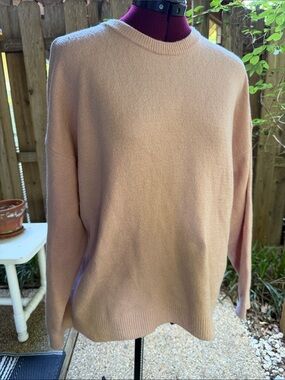 Treasure & Bond Women's Crewneck Sweater in Blush